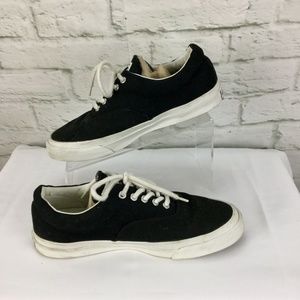 converse skid grip canvas trainers
